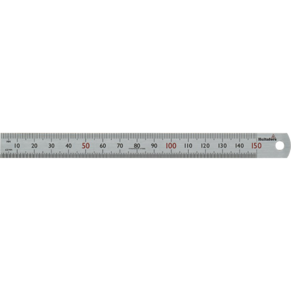 Teräsviivain Hultafors STL 150 toleranssi ±0,3 mm 150 mm